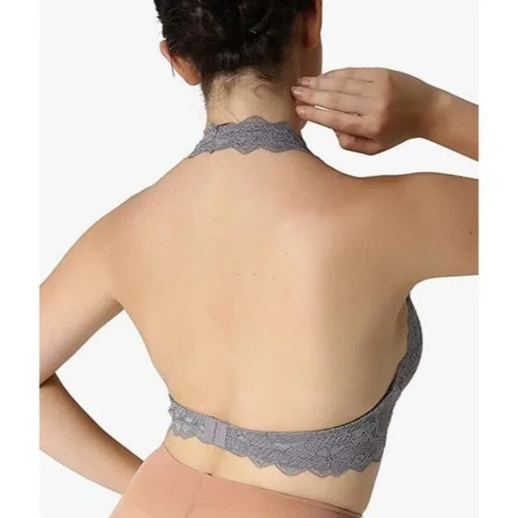 Leto Bra Let Plus Size Halter Top With Hook And Eye Closure Size 1XL New - Picture 3 of 4